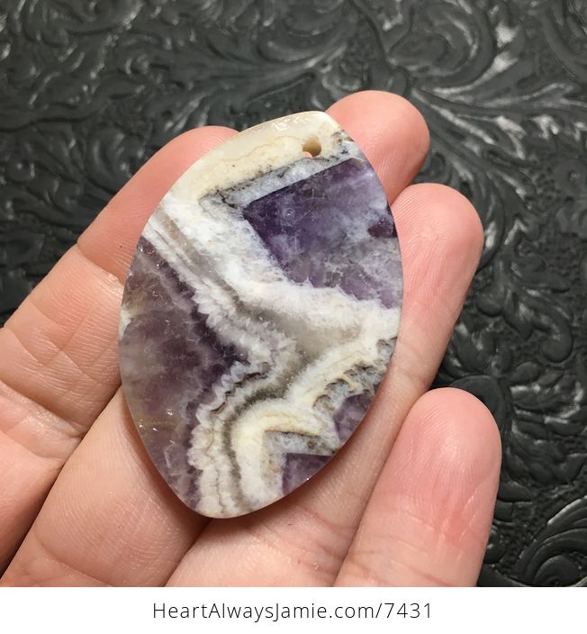 Purple Brazil Amethyst Stone Pendant Jewelry - #ZM6H1dWNCR8-3