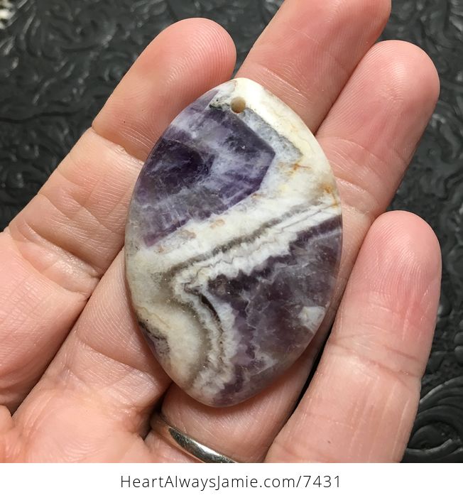 Purple Brazil Amethyst Stone Pendant Jewelry - #ZM6H1dWNCR8-1