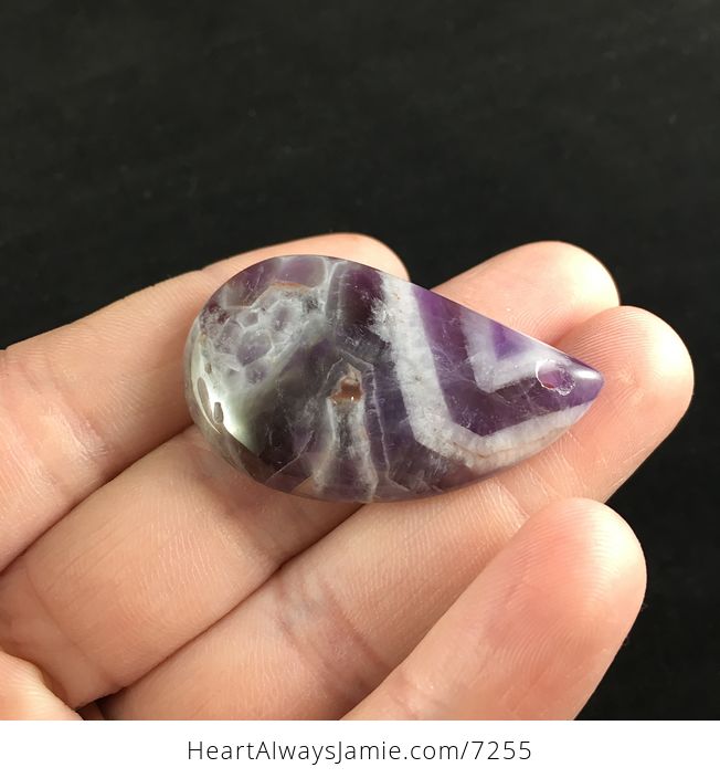 Purple Brazil Amethyst Stone Pendant Jewelry - #g2GLS8XmaPg-3