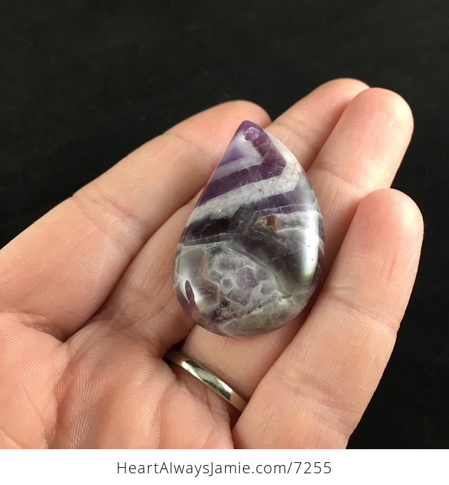 Purple Brazil Amethyst Stone Pendant Jewelry - #g2GLS8XmaPg-2