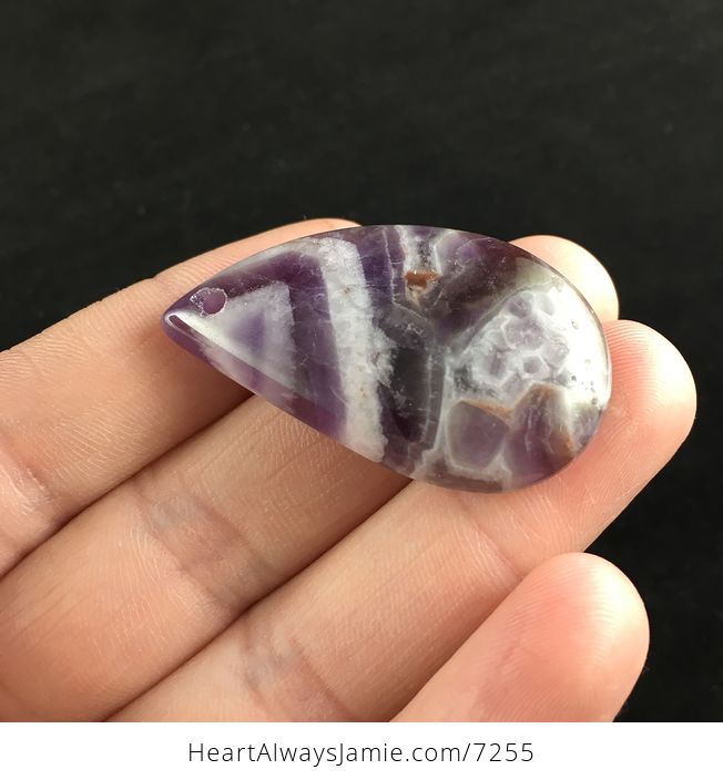 Purple Brazil Amethyst Stone Pendant Jewelry - #g2GLS8XmaPg-4