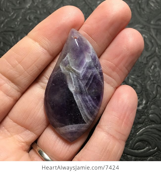 Purple Brazil Amethyst Stone Pendant Jewelry - #g5nVOyBvpMM-1
