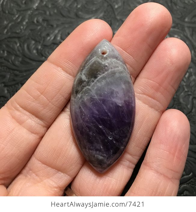 Purple Brazil Amethyst Stone Pendant Jewelry - #j1wuuoIu4kw-1