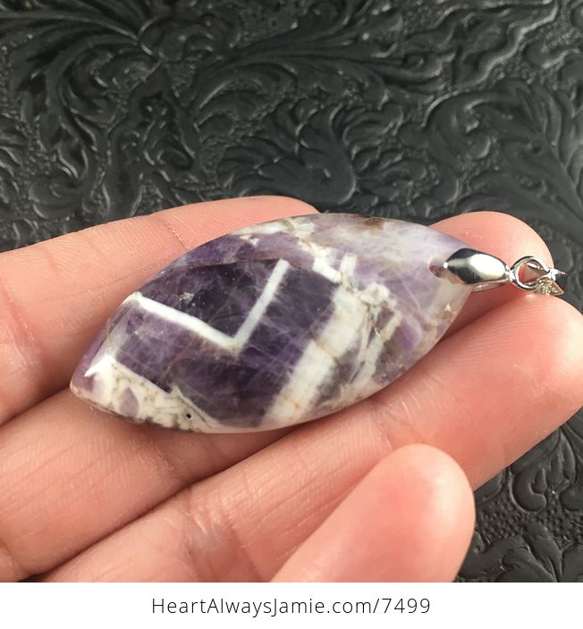 Purple Brazil Amethyst Stone Pendant Jewelry - #lh9svbnQaqA-3