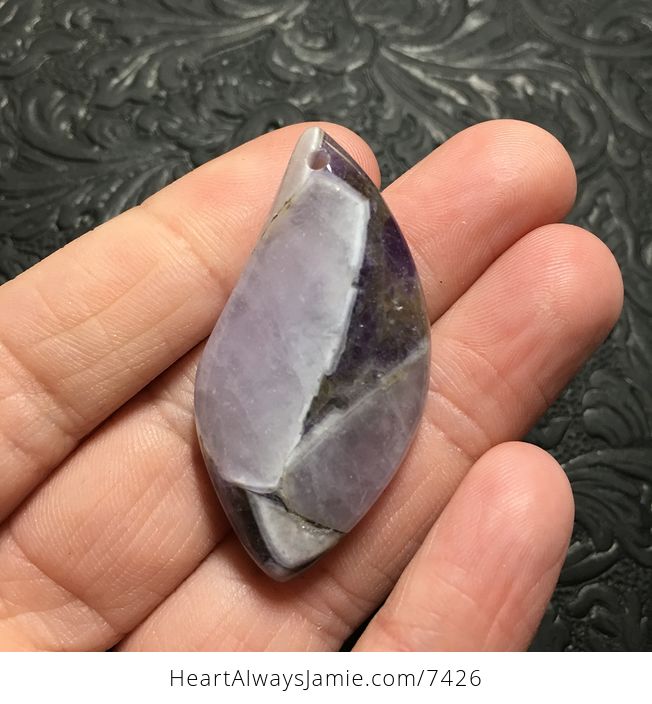 Purple Brazil Amethyst Stone Pendant Jewelry - #pJRQgah9LUA-1