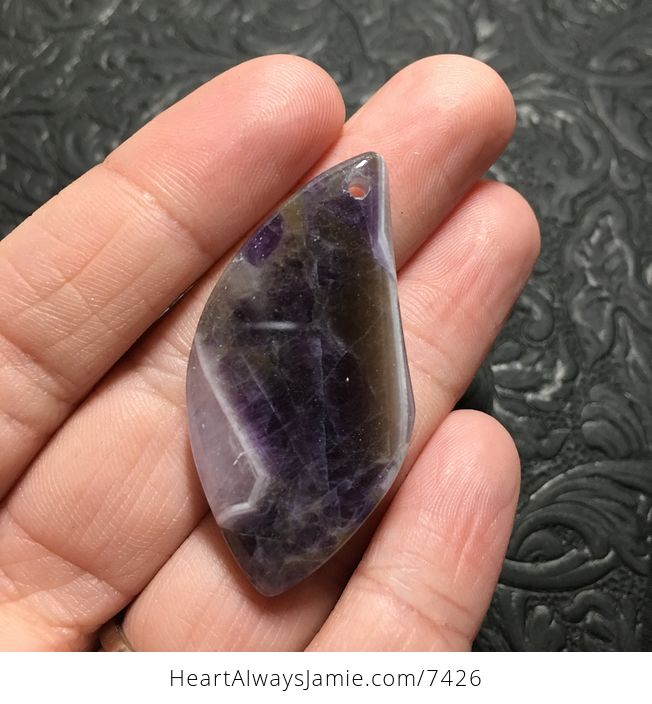 Purple Brazil Amethyst Stone Pendant Jewelry - #pJRQgah9LUA-4