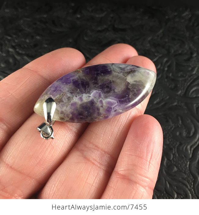 Purple Brazil Amethyst Stone Pendant Jewelry - #vQiSPZ5hcow-4