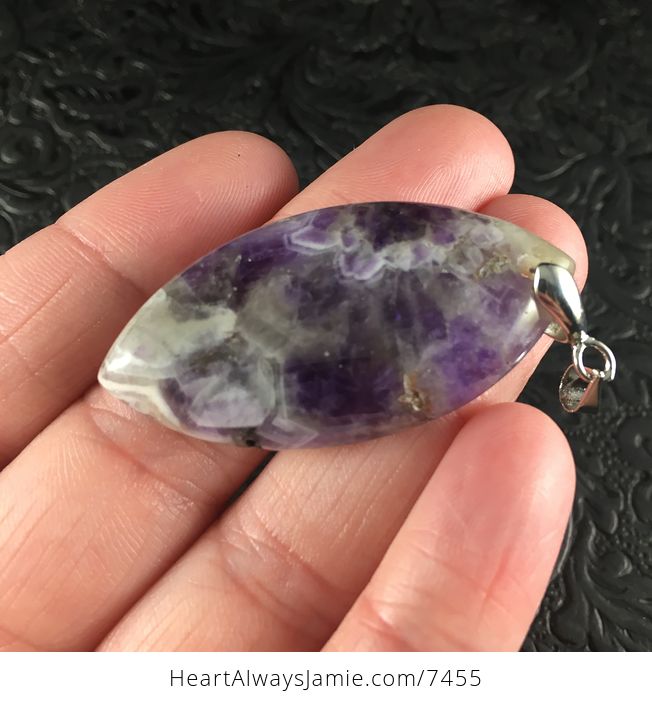 Purple Brazil Amethyst Stone Pendant Jewelry - #vQiSPZ5hcow-2
