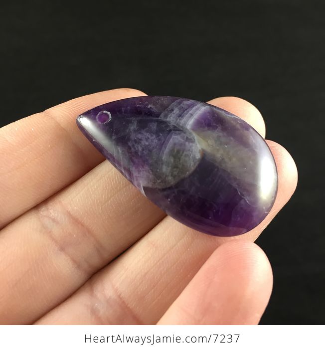 Purple Brazilian Amethyst Stone Pendant Jewelry - #sI1JJ9Wh71E-4