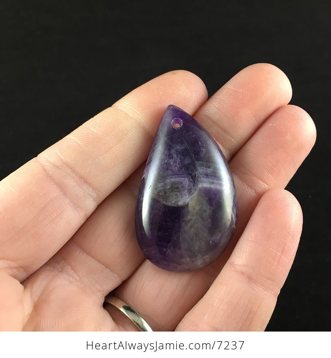 Purple Brazilian Amethyst Stone Pendant Jewelry - #sI1JJ9Wh71E-1