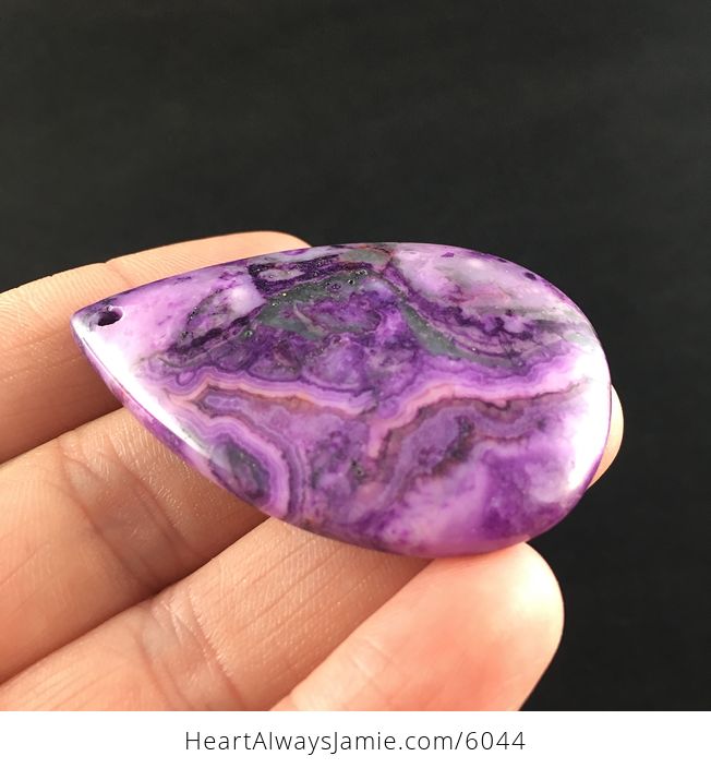 Purple Crazy Lace Agate Stone Jewelry Pendant - #chvo74nSol4-4