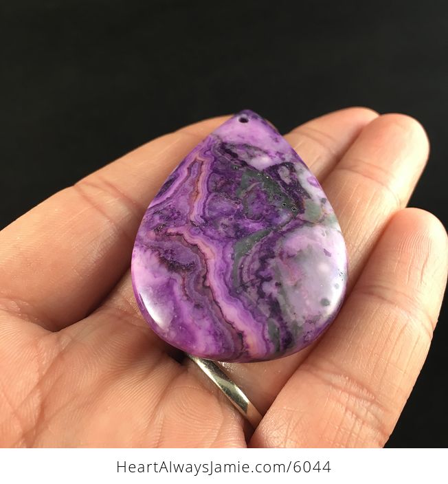 Purple Crazy Lace Agate Stone Jewelry Pendant - #chvo74nSol4-2