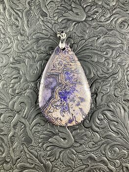 Purple Crazy Lace Mexican Agate Stone Jewelry Pendant #WMFRIJSA9eE