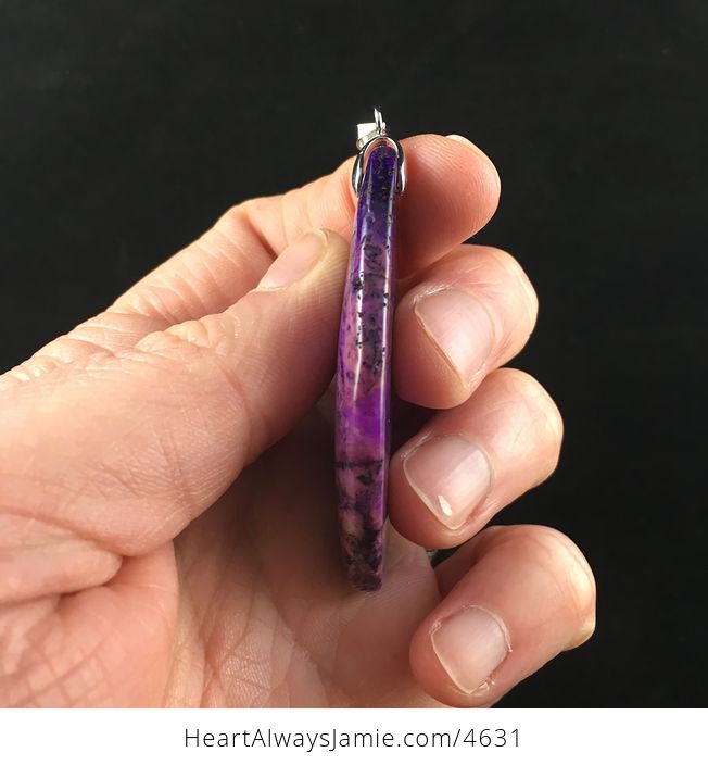 Purple Crazy Lace Mexican Agate Stone Jewelry Pendant - #8rFENjtT4Y0-4