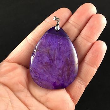 Purple Drusy Stone Jewelry Pendant #yYmIJ3T0DMc