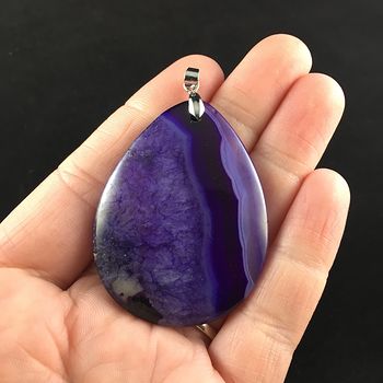 Purple Druzy Agate Stone Jewelry Pendant #ow1VJES0OXg