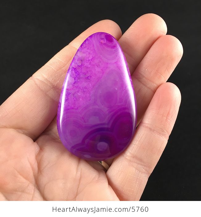 Purple Druzy Agate Stone Jewelry Pendant - #0liVLSS7LX4-1