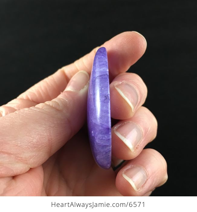 Purple Druzy Agate Stone Jewelry Pendant - #XoX0wwwRFT4-5