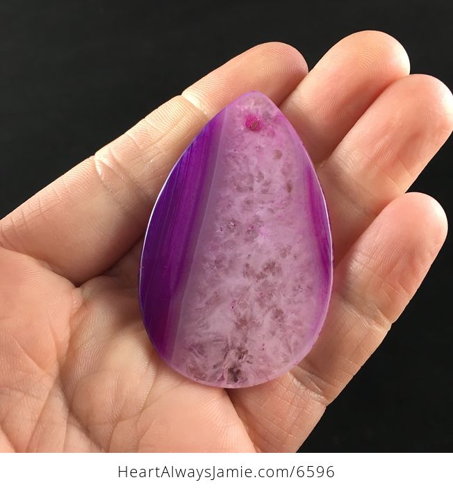 Purple Druzy Agate Stone Jewelry Pendant - #mV8ovEw3rqU-6