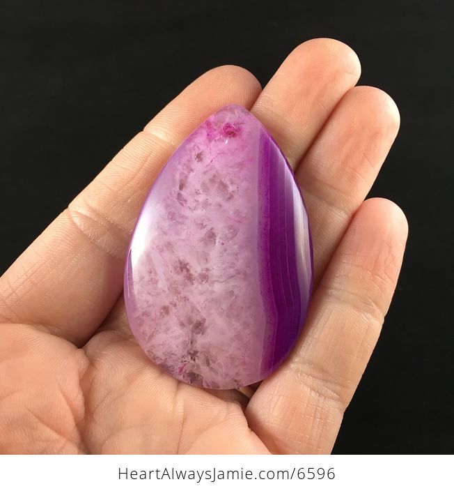 Purple Druzy Agate Stone Jewelry Pendant - #mV8ovEw3rqU-1