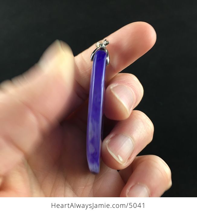Purple Druzy Agate Stone Jewelry Pendant - #ow1VJES0OXg-5