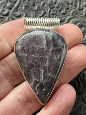 Purple Iolite Crystal Stone Jewelry Pendant #Paa74sqmLpM