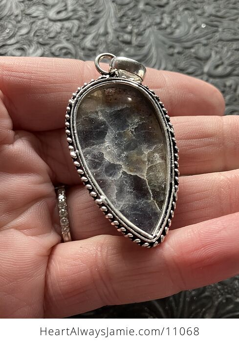 Purple Iolite Crystal Stone Jewelry Pendant - #9dfF932X8W4-5
