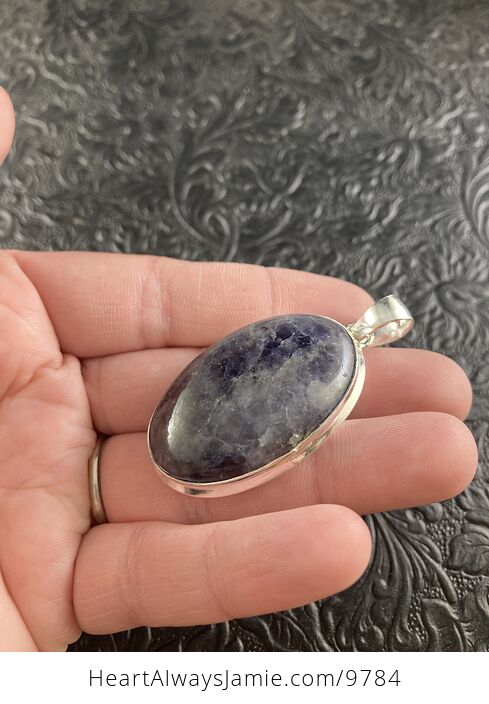 Purple Iolite Crystal Stone Jewelry Pendant - #Nyk3o1z8Rwo-4