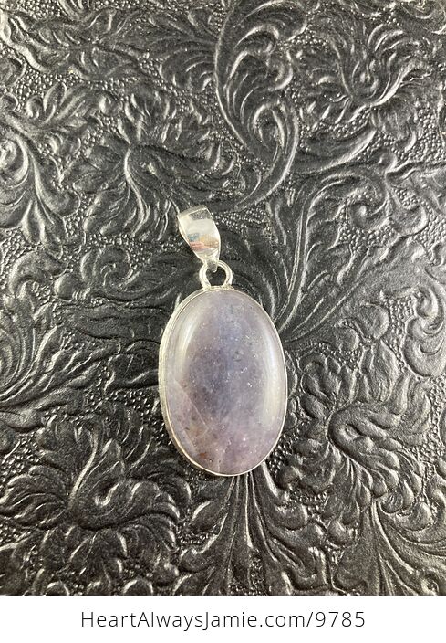 Purple Iolite Crystal Stone Jewelry Pendant - #reyNpISSu1s-1