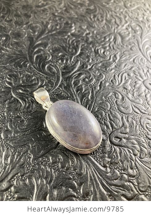 Purple Iolite Crystal Stone Jewelry Pendant - #reyNpISSu1s-5