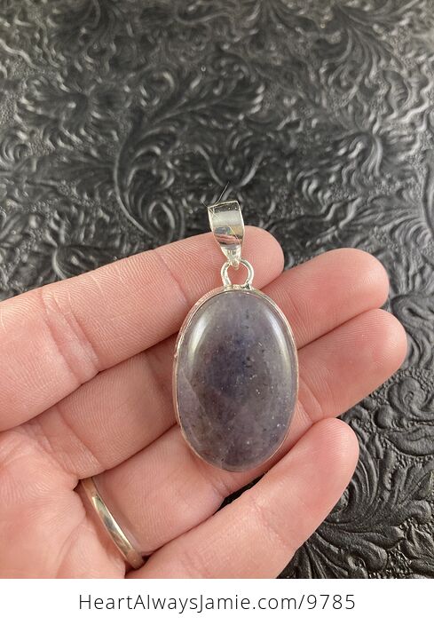 Purple Iolite Crystal Stone Jewelry Pendant - #reyNpISSu1s-2