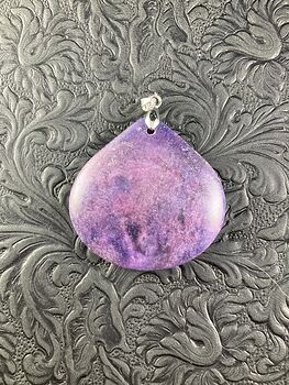 Purple Lepidolite Stone Jewelry Pendant #BewdaTG27vg
