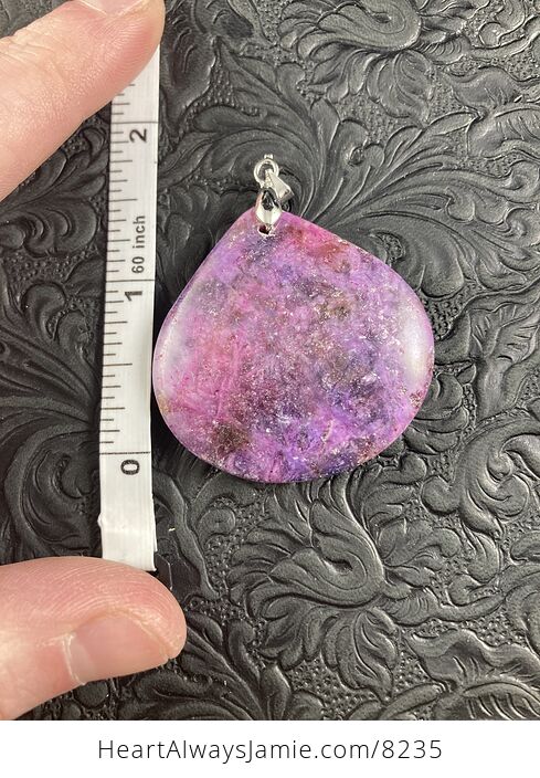 Purple Lepidolite Stone Jewelry Pendant - #1HkvJyBEFns-4