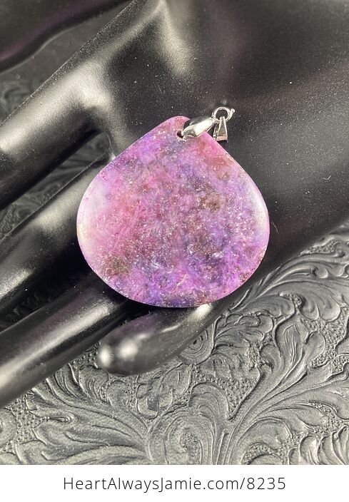 Purple Lepidolite Stone Jewelry Pendant - #1HkvJyBEFns-2