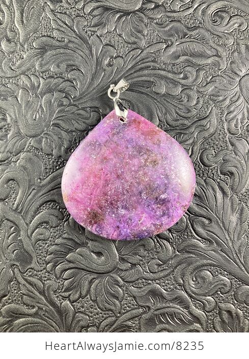 Purple Lepidolite Stone Jewelry Pendant - #1HkvJyBEFns-3