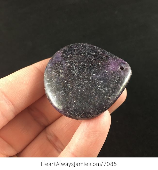 Purple Lepidolite Stone Jewelry Pendant - #2wFwhkW1DdQ-3