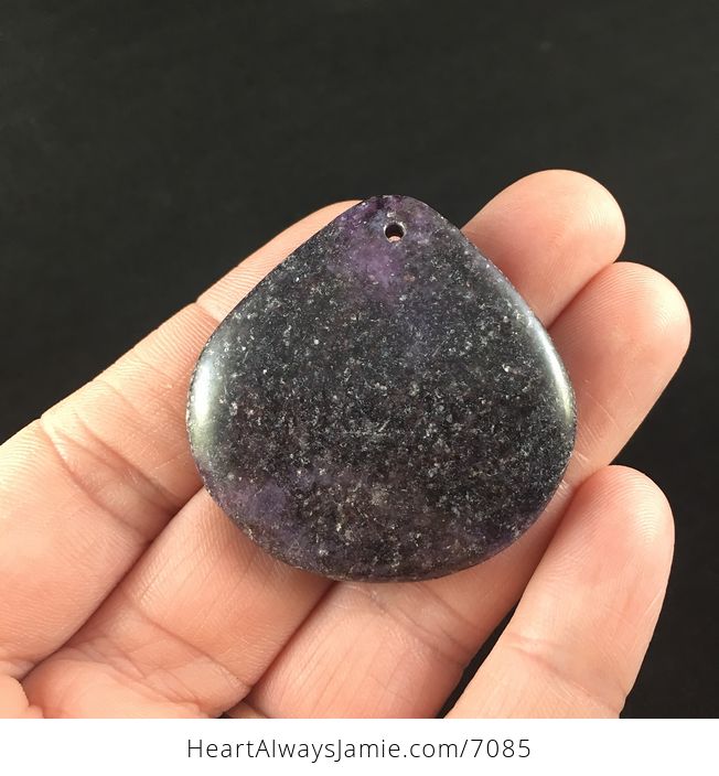 Purple Lepidolite Stone Jewelry Pendant - #2wFwhkW1DdQ-1