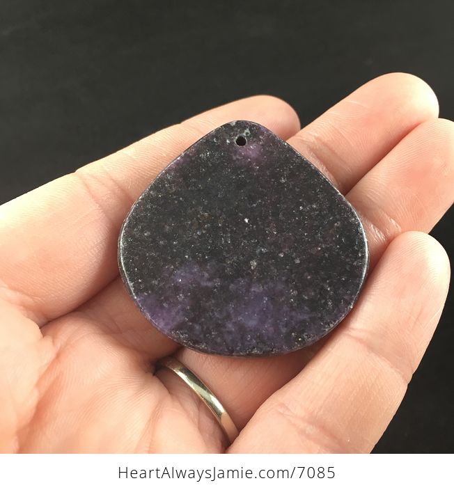 Purple Lepidolite Stone Jewelry Pendant - #2wFwhkW1DdQ-5