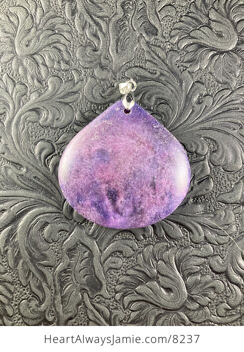Purple Lepidolite Stone Jewelry Pendant - #BewdaTG27vg-2