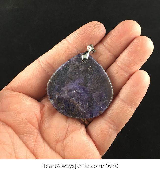 Purple Lepidolite Stone Jewelry Pendant - #GGfBTctdNhs-5