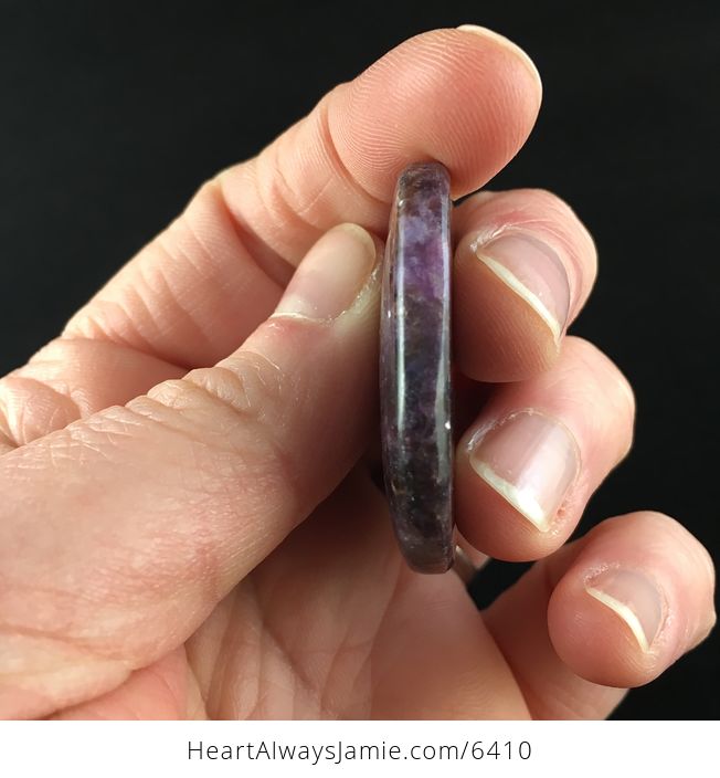 Purple Lepidolite Stone Jewelry Pendant - #beyBY4CQAGs-5
