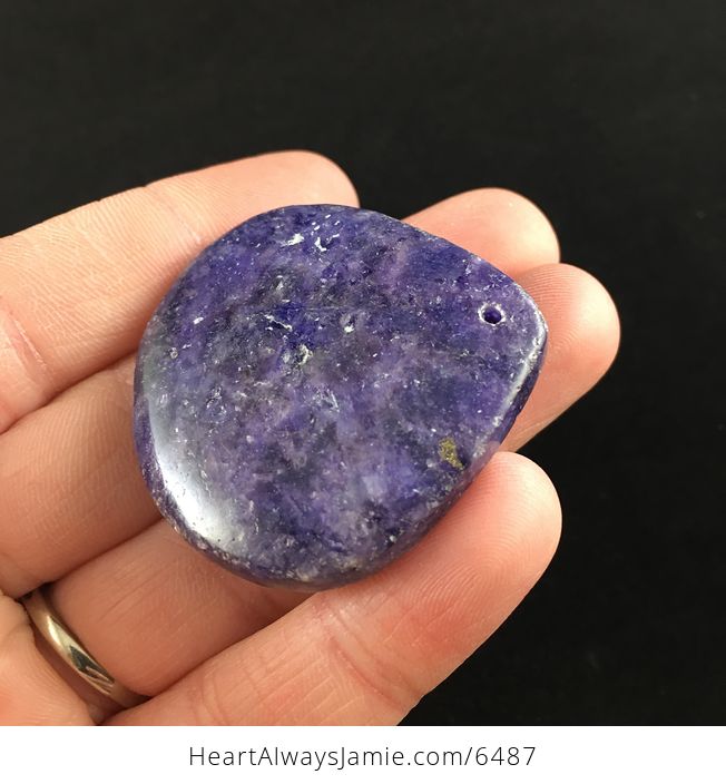 Purple Lepidolite Stone Jewelry Pendant - #i5QAFT3mKXQ-3