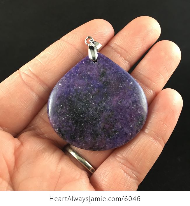 Purple Lepidolite Stone Jewelry Pendant - #obTlVG6F8Hs-1