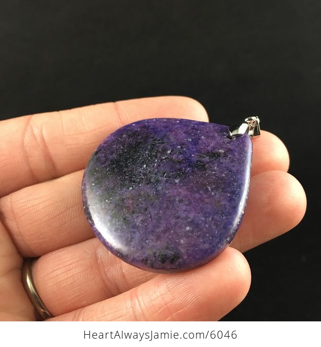 Purple Lepidolite Stone Jewelry Pendant - #obTlVG6F8Hs-3