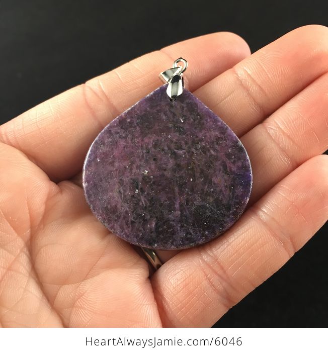 Purple Lepidolite Stone Jewelry Pendant - #obTlVG6F8Hs-6