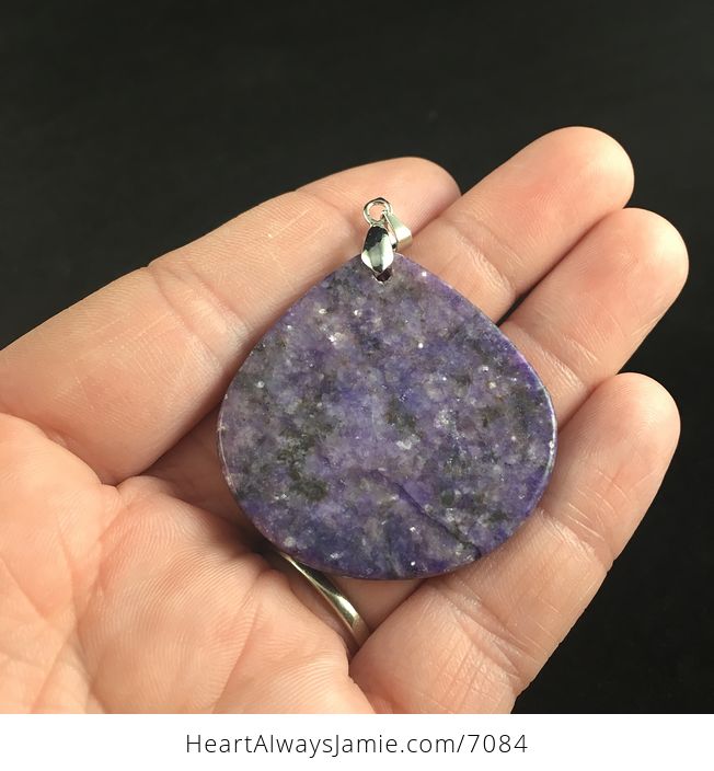 Purple Lepidolite Stone Jewelry Pendant - #qTNtnGl6Pms-5