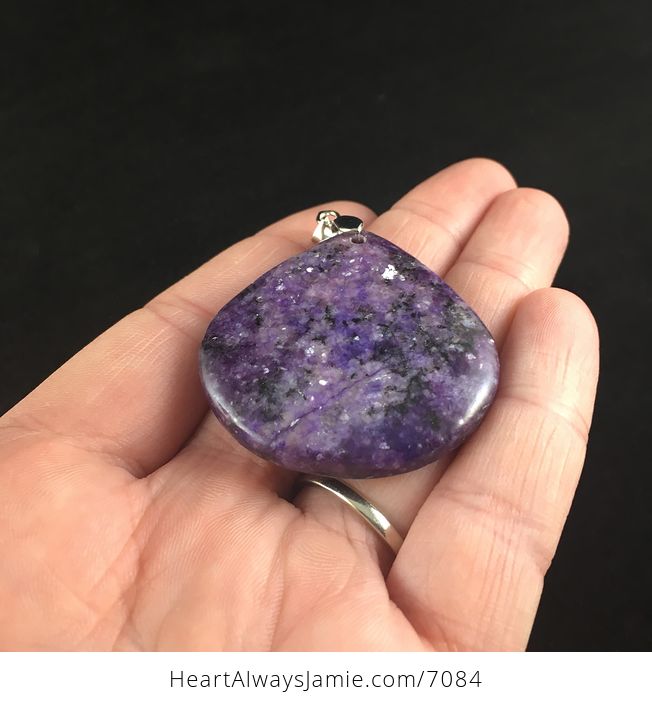 Purple Lepidolite Stone Jewelry Pendant - #qTNtnGl6Pms-2