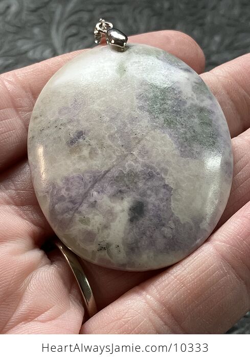 Purple Peace Jade Serpentine Quartz Stichtite Stone Jewelry Crystal Pendant - #zEVjTNZcmnw-5