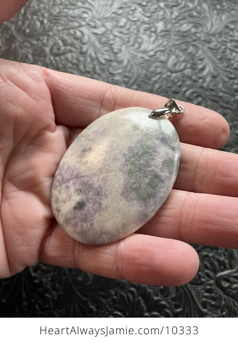 Purple Peace Jade Serpentine Quartz Stichtite Stone Jewelry Crystal Pendant - #zEVjTNZcmnw-4