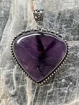 Purple Star Amethyst Stone Crystal Pendant Jewelry #J1fDlymFSHA